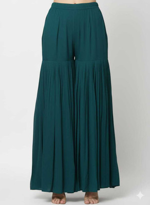 Ateeqa creation Loose Fit Women Black Trousers