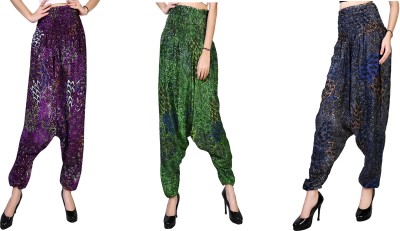 NarNari Printed Rayon Women Harem Pants