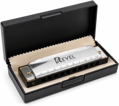 REVEL RVL-HA01C Harmonica(Silver)