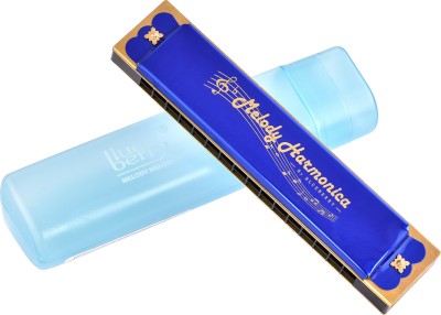 BLUEBERRY R-1601 Harmonica for Beginners, Harmonica for kids,16 Holes 32 Tunes Mouth Organ(BLUE)
