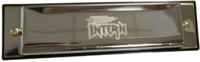 intern Mouth Organ Key C 10 Holes Diatonic Harmonica Professionals and Beginners(SILVER)