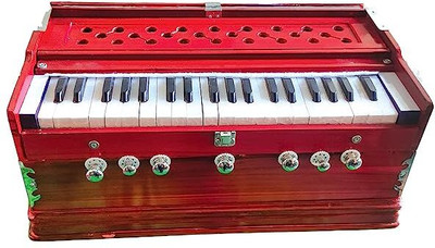 KHALSA MUSICAL Bass Reed & Male Reed Double Fold Bellow & 39 Keys, 7 Stopper Harmonium Bass Reed And Male Reed Double Fold Bellow & 39 Keys, 7 Stopper Harmonium 3.2 Octave Hand Pumped Harmonium(Two Fold Bellow, Bass Reed)