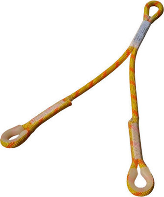 Sahas 12mm Braided Kernmantle Rope Y-Shaped Sling with Anchor Loops Safety Harness(Free Size)