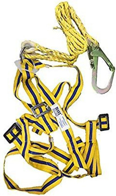 BHI Full Body Single Hook Scaffolding Safety Belt Harness(Free Size)