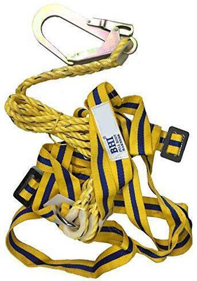 Satishve Nylon Full Body Single Hook Harness (Multicolour) Safety Harness(Free Size)
