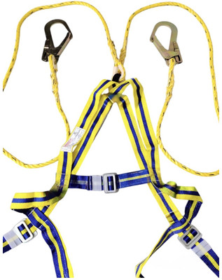 Safetymust Durable Body Harness SH-319 for Construction Work Full Body Harness(Free Size)