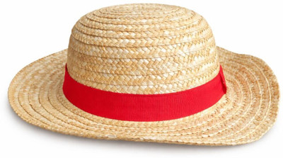 RUVIDO CASO One Piece Anime Cosplay Monkey D Luffy’s Straw Cosplay Hat(Multicolor, Pack of 1)