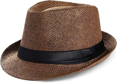INFISPACE Round Hat(Brown, Pack of 1)