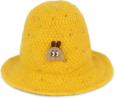 ZACHARIAS Kids Woolen Hat(Yellow, Pack of 1)