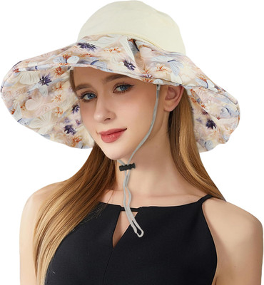 SNOWIE SOFT Bucket Hat(Beige, Pack of 1)