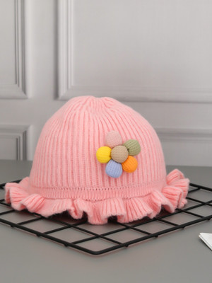 Yellow Bee Kids Cap(Pink)