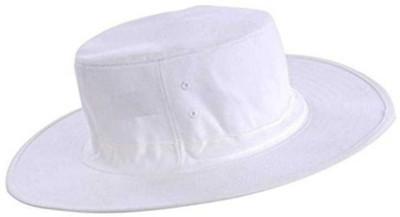 CLASSYMESSI umpire caps like cricket ,Cap Small Brim Free size(White, Pack of 1)