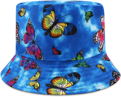 VRITRAZ Bucket Hat(Blue, Pack of 1)