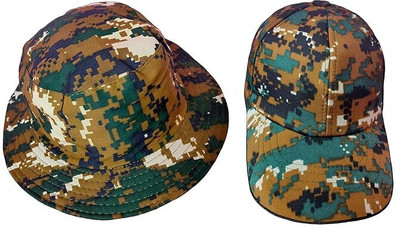 AMF Collections Army Military Hat(Multicolor, Pack of 1)