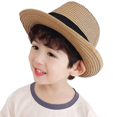 INFISPACE Fedora Hat(Beige, Pack of 1)