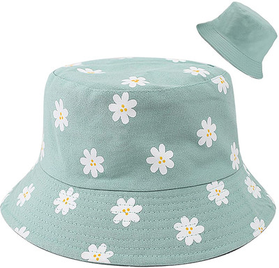 SNOWIE SOFT Bucket Hat(Green, Pack of 1)