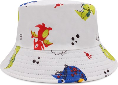 VRITRAZ Bucket Hat(White, Pack of 1)