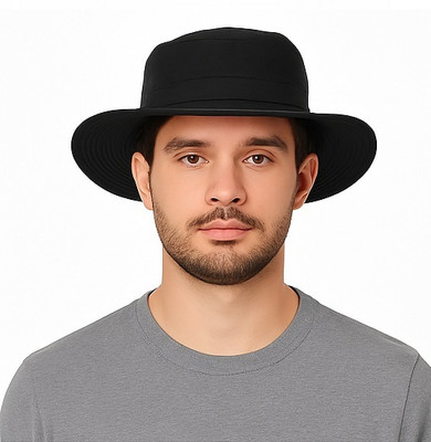 Yanwenx Bucket Hat(Black, Pack of 1)