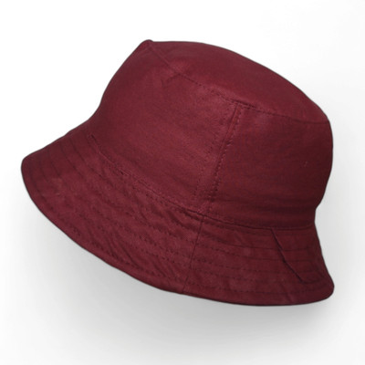 Phobia Bucket Cap(Maroon, Pack of 1)
