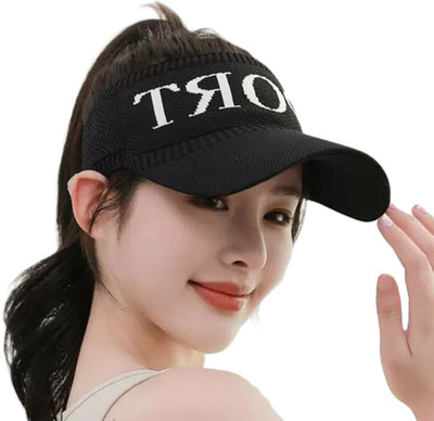Atabz Tennis golf visor hats(Black, Pack of 1)
