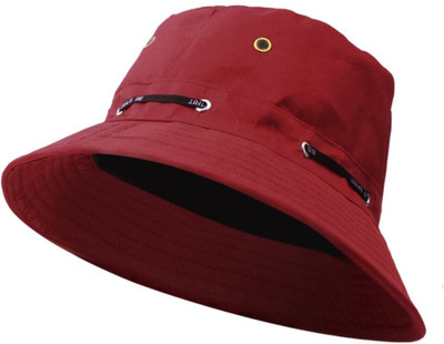 INFISPACE BUCKET HAT(Red, Pack of 1)