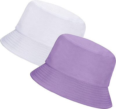 INFISPACE Sun Hat(Lavender, White, Pack of 1)