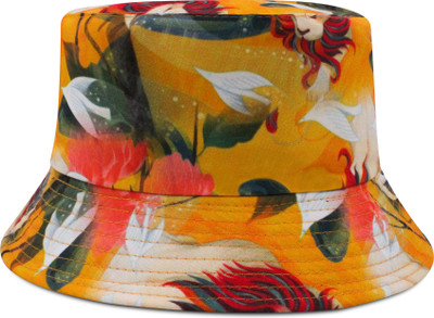 VRITRAZ Bucket Hat(Yellow, Pack of 1)