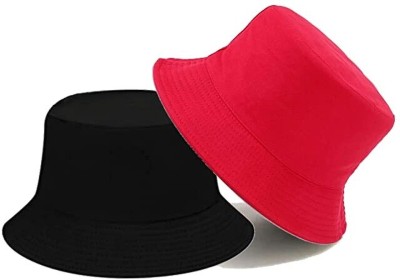 BAYEMA Bucket(Black&Red, Pack of 2)