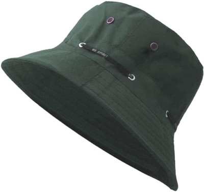 INFISPACE Bucket Hat(Adjustable Green, Pack of 1)