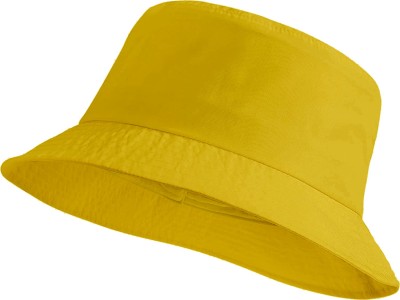 Missby Unisex Adults Cotton Packable Sun Hat(Mustard, Pack of 1)