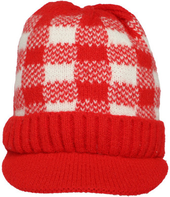 KidOWorld Cold Weather Hat(Red, Pack of 1)