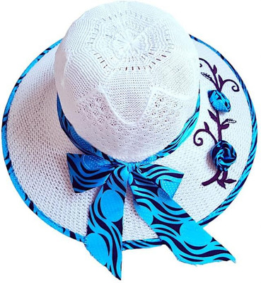 riditt Foldable Travel Beach Sun Hat for Girls and Women , M1(Multicolor, Pack of 1)