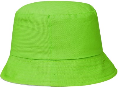 ZACHARIAS Unisex Kids Cotton Bucket Hat(Green, Pack of 1)