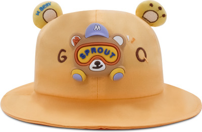 VRITRAZ Bucket Hat(Yellow, Pack of 1)