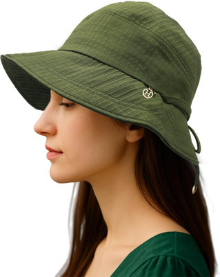 SNOWIE SOFT Bucket Hat(Green, Pack of 1)