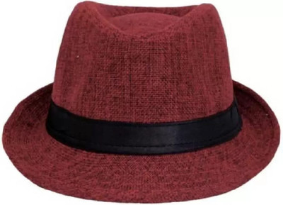 R D Trading Fedora(Red, Pack of 1)