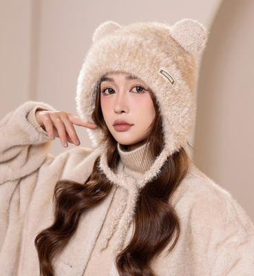 FASHIONIO Solid Beanie Cap