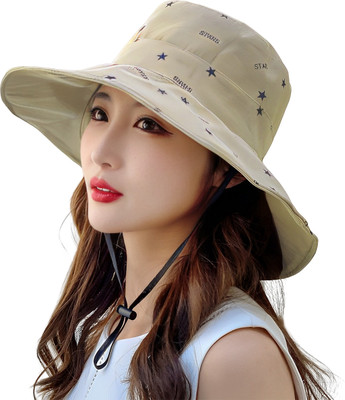 HASTHIP Bucket Hat(Beige, Pack of 1)