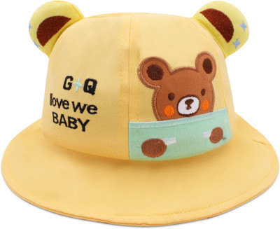 VRITRAZ Bucket Hat(Yellow, Pack of 1)