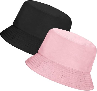 INFISPACE Sun Hat(Black, Pink, Pack of 1)