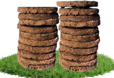 Maa Bhagawati Cow Dung Cake/Uple/Thepdi- Set of 21(900 g)