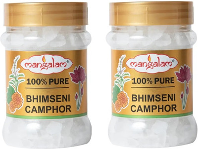 mangalam camphor Bhimseni Jar 100gm- Pack of 2(200 g)