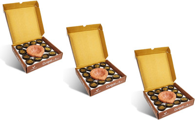 Adhvik Pack of 3 (12 Pcs Guggal Cups Box) Vakratund Scented Guggal Hawan Dhoop Cups