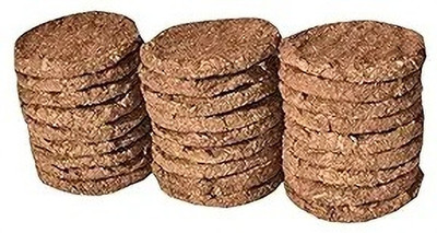 Afast Cow Dung Cakes Are Used For Agnihotra, Hawan, And Religious Purposes -A7(200 g)