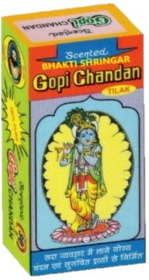 BHAKTI SHRINGAR Natural Scented Gopi Chandan Stone Tilak || ISKCON Gopi Tilak (70g, Pack of 1)