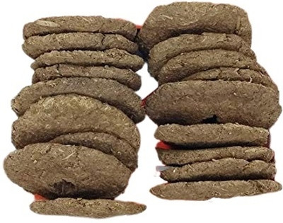 Afast Cow Dung Cakes Are Used For Agnihotra, Hawan, And Religious Purposes -A5(200 g)
