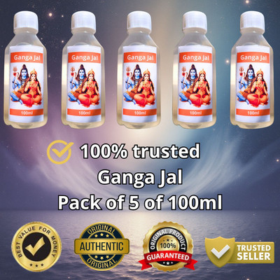 Winkpearl Pooja Pure GANGAJAL pack of 5 x 100ml(500 ml)