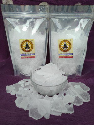 GURUSHRADDHA Bhimseni Brass Edible Pacha Camphor Pure and Natural kapoor 100gm - Pack of 1(100 g)