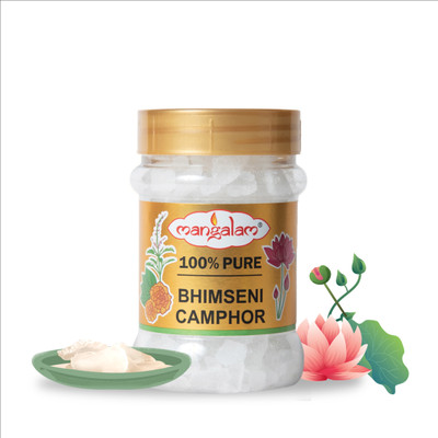 MANGALAM Bhimseni Camphor 100g Jar - Pack of 1(100 g)