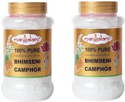 mangalam camphor Bhimseni 250Gm Jar- Pack of 2